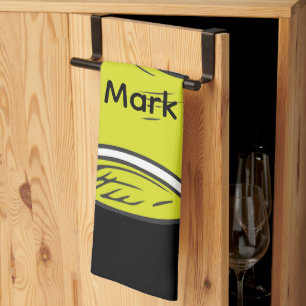 Tennis ball tea towel