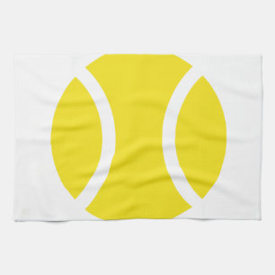 Tennis ball tea towel