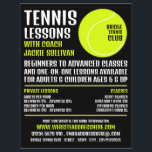 Tennis Ball, Tennis Lessons/Classes Advertising Flyer<br><div class="desc">Tennis Ball,  Tennis Lessons/Classes Advertising Flyers By The Business Card Store.</div>