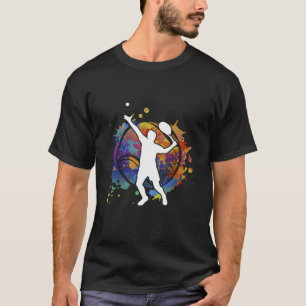 Tennis Ball Tennis Player None Sports T-Shirt