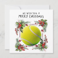 Tennis Ball with Christmas Frame