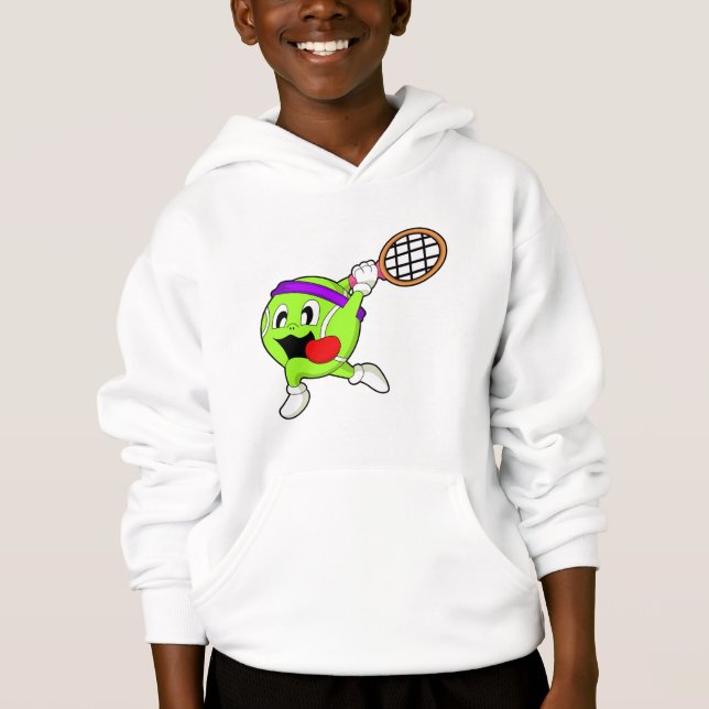 Tennis ball with Tennis racket (Front)