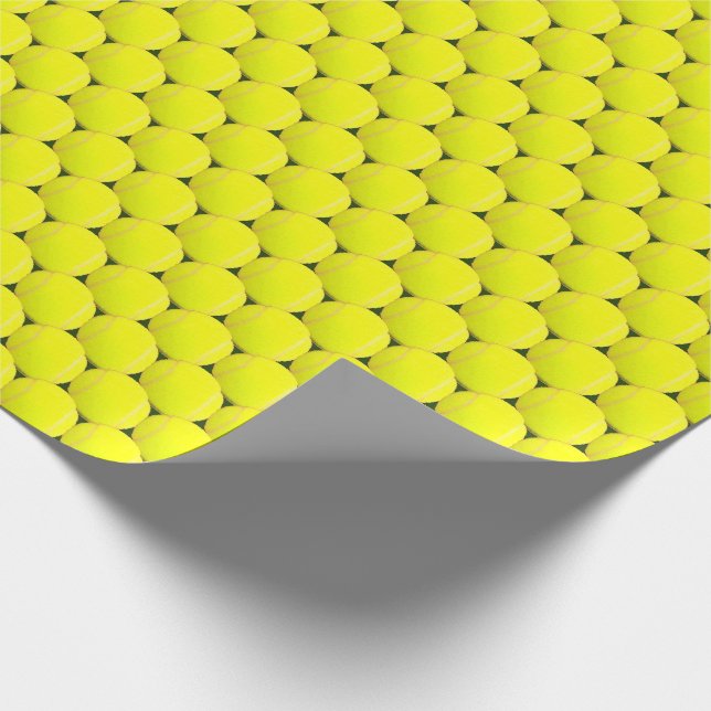 Tennis Ball Wrapping Paper (Corner)