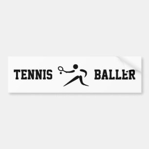 Tennis Baller Bumper Sticker