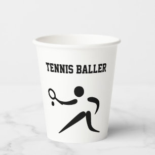 Tennis Baller Paper Cups