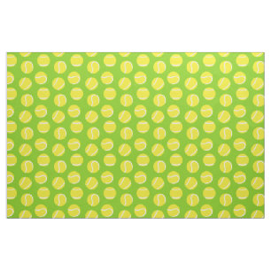 Tennis balls green sports fabric pattern