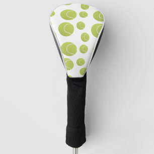 tennis balls pattern golf head cover