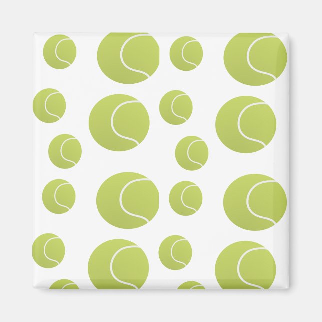 tennis balls pattern magnet (Front)