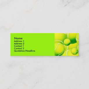 Tennis Balls Profile Card