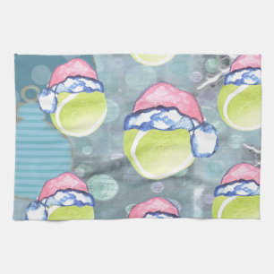 TENNIS BALLS TEA TOWEL
