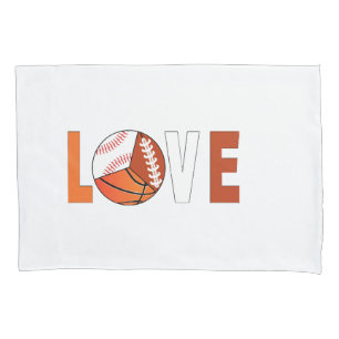Tennis Basketball Baseball Football Lover Pillowcase