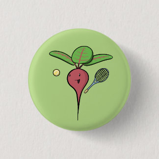Tennis Beet 3 Cm Round Badge