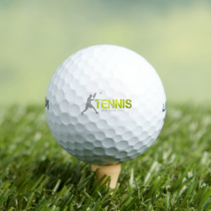 Tennis Best Game Ever Vintage Sport Coach Design Golf Balls