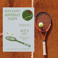 Tennis birthday party
