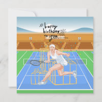 Tennis  Birthday Special Wish for Tennis Player 