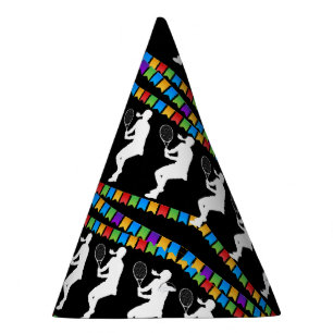 Tennis Birthday, Tennis Girl Player Party Hat