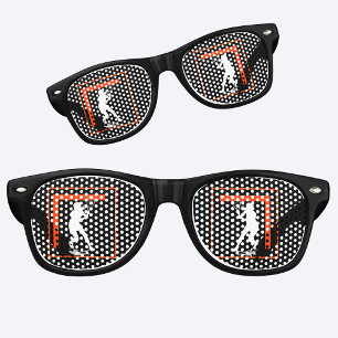 Tennis Birthday, Tennis Girl Player  Retro Sunglasses