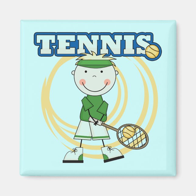 TENNIS - Blonde Boy T-shirts and Gifts Magnet (Front)