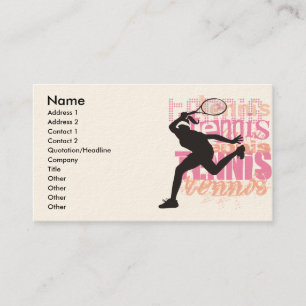 Tennis Business Card