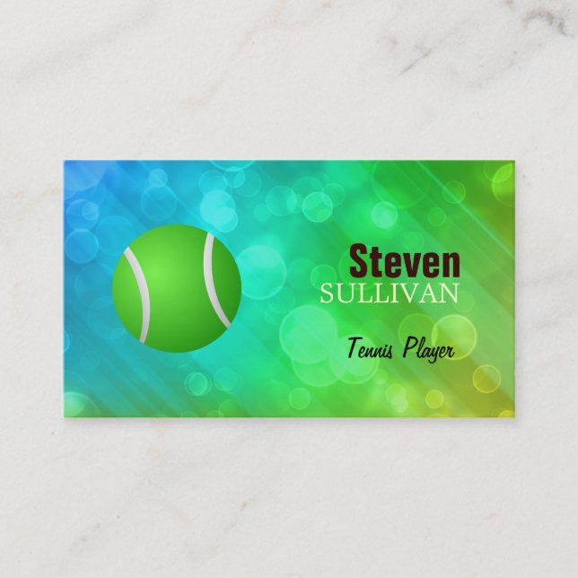 Tennis Business Cards (Front)