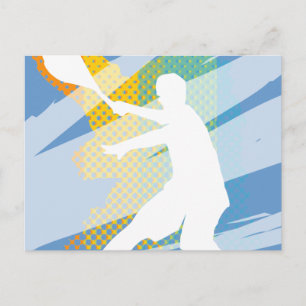 Tennis card for tennis players and tennis fans