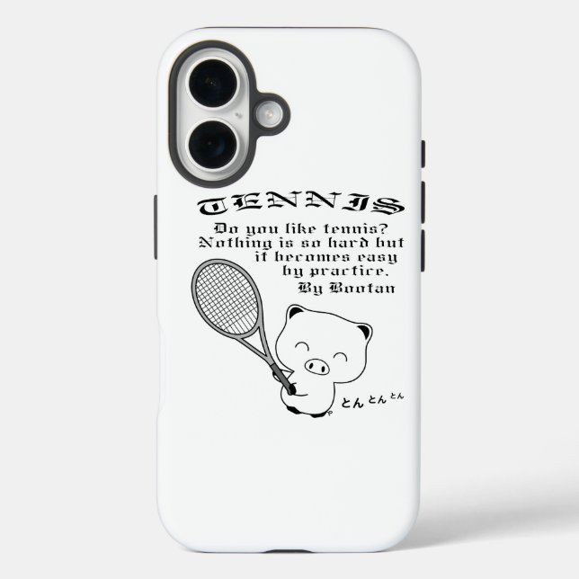 Tennis Case-Mate iPhone Case (Back)