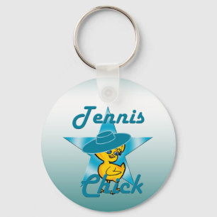 Tennis Chick #7 Key Ring