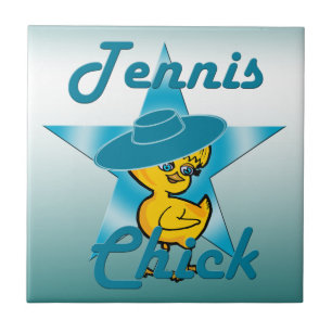 Tennis Chick #7 Tile