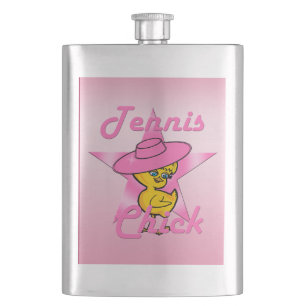 Tennis Chick #8 Hip Flask