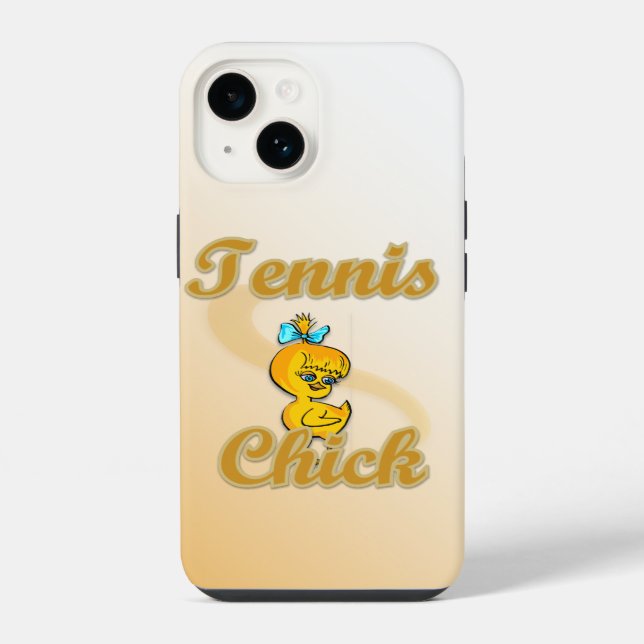 Tennis  Chick iPhone Case (Back)