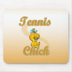 Tennis Chick Mouse Pad