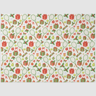 Tennis Christmas ball and racket gifts for Party Tissue Paper