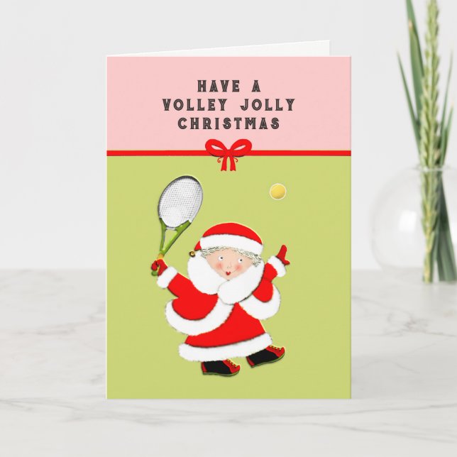 Tennis Christmas cards (Front)