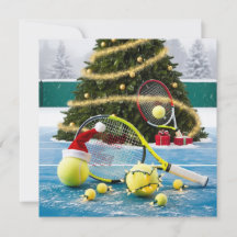 Tennis Christmas  Festive Racquets