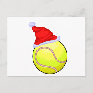 Tennis Christmas Holiday Postcard