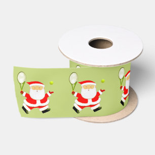 Tennis Christmas Holiday Satin Ribbon