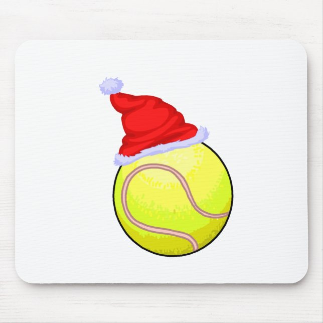 Tennis Christmas Mouse Pad (Front)
