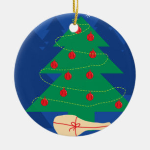 Tennis Christmas tree decoration ball ornament