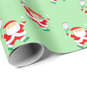 Tennis Christmas Wrapping Paper