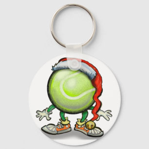 Tennis Chrsitmas Key Ring