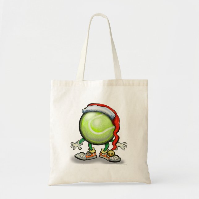 Tennis Chrsitmas Tote Bag (Front)