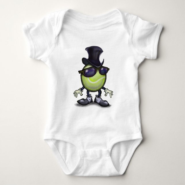 Tennis Class Baby Bodysuit (Front)