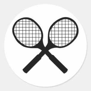 Tennis Classic Round Sticker
