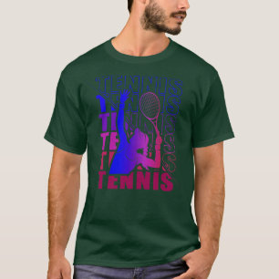 Tennis Clothing Outfit Tennis Player Women Girl 3 T-Shirt