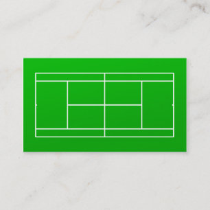 Tennis Coach Business Card