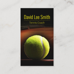 Tennis Coach Business Card