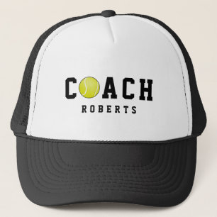 🎾 Tennis COACH [custom name] Trucker Hat