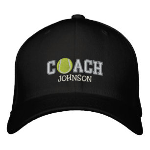 Tennis Coach Embroidered Hat