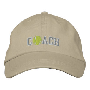Tennis Coach Embroidered Hat