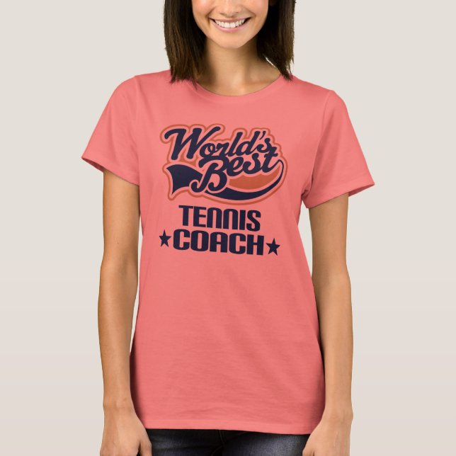 Tennis Coach Gift T-Shirt (Front)